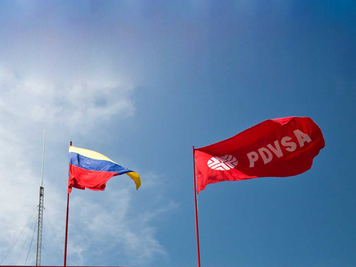 Bandera de Pdvsa. FOTO: Pdvsa
