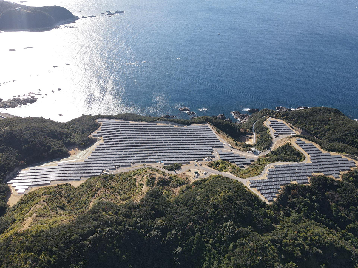 Planta solar de Enfinity Global en Japón. FOTO: Enfinity Global/Pr Newswire 