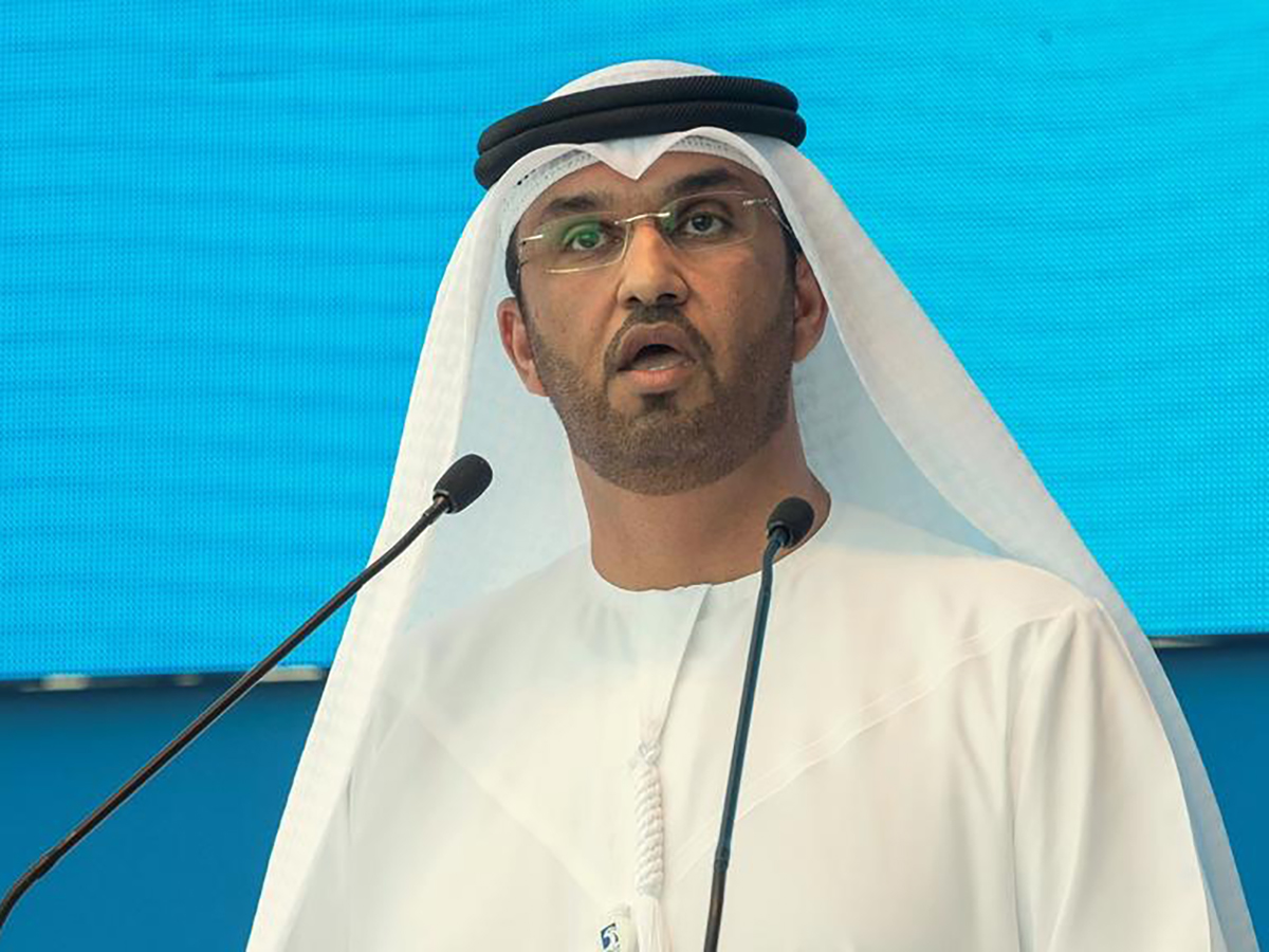 El presidente designado de la COP28, Sultan Al Jaber. 