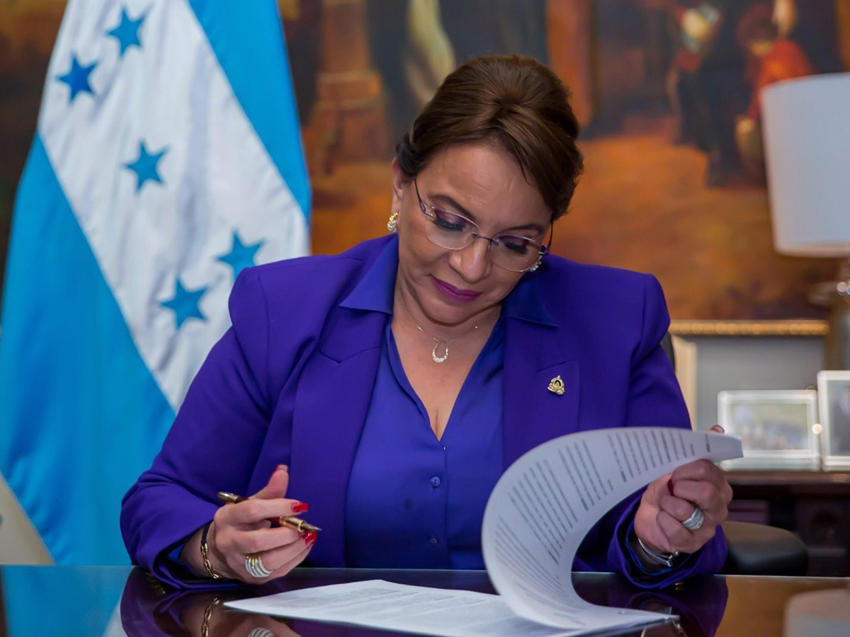 La presidenta de Honduras, Xiomara Castro FOTO: Presidencia de Honduras