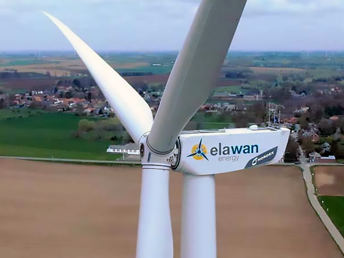 Instalaciones eólicas de Elawan Energy. FOTO: Elawan Energy