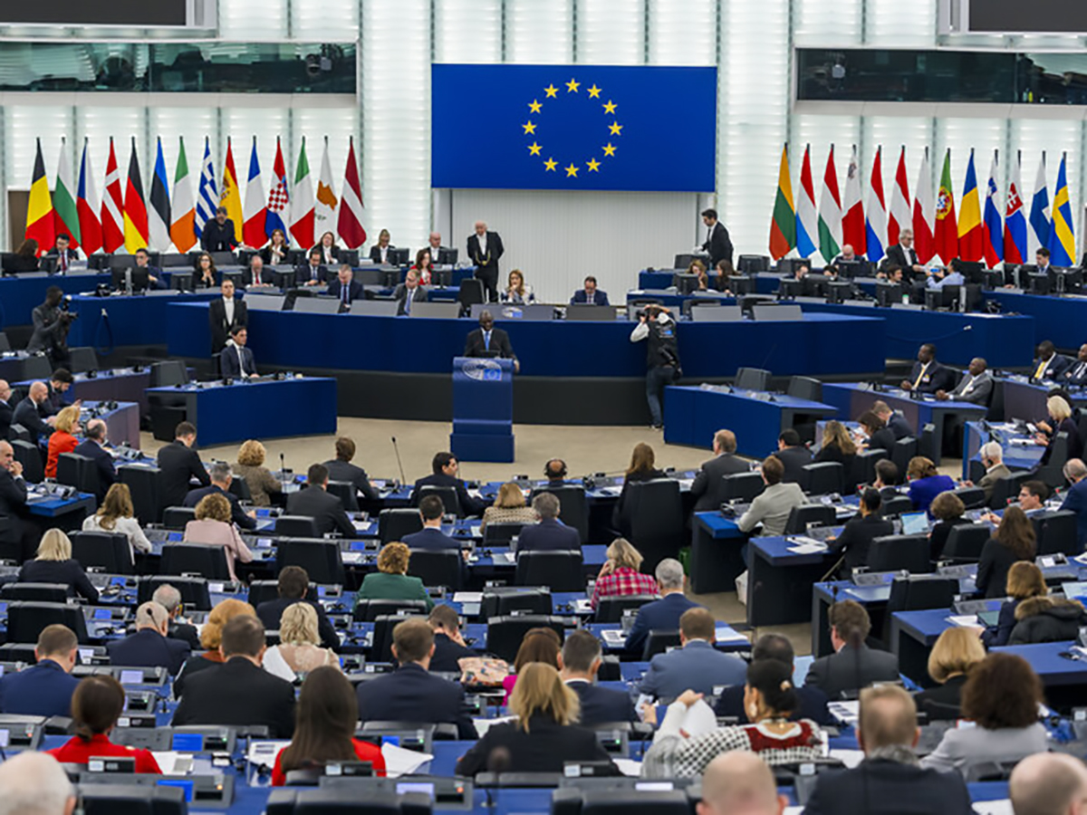 Sesión plenaria del Parlamento Europeo. FOTO: Daina Le Lardic