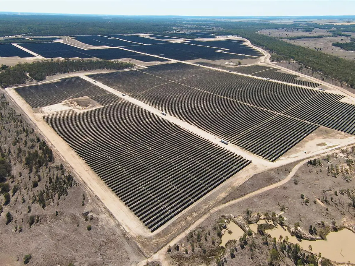 Planta fotovoltaica de GRS en Australia. FOTO: Gransolar