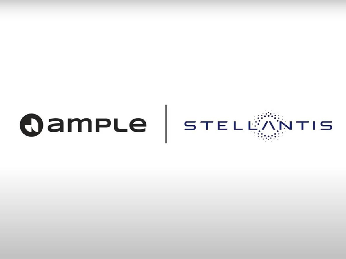 Acuerdo entre Stellantis y Ample para el intercambio de baterías. FOTO: Stellantis