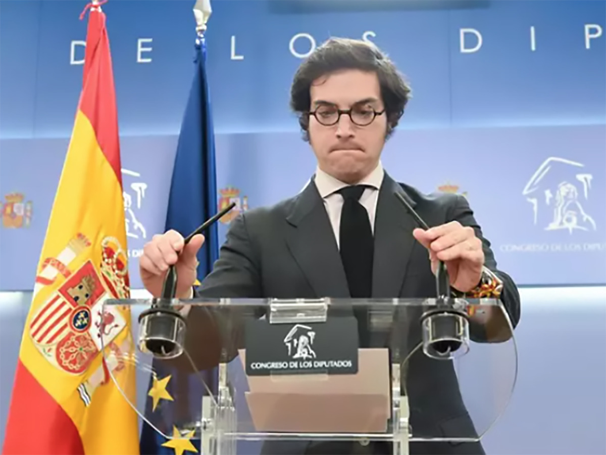 El diputado de VOX José María Figaredo. FOTO: Gustavo Valiente - Europa Press