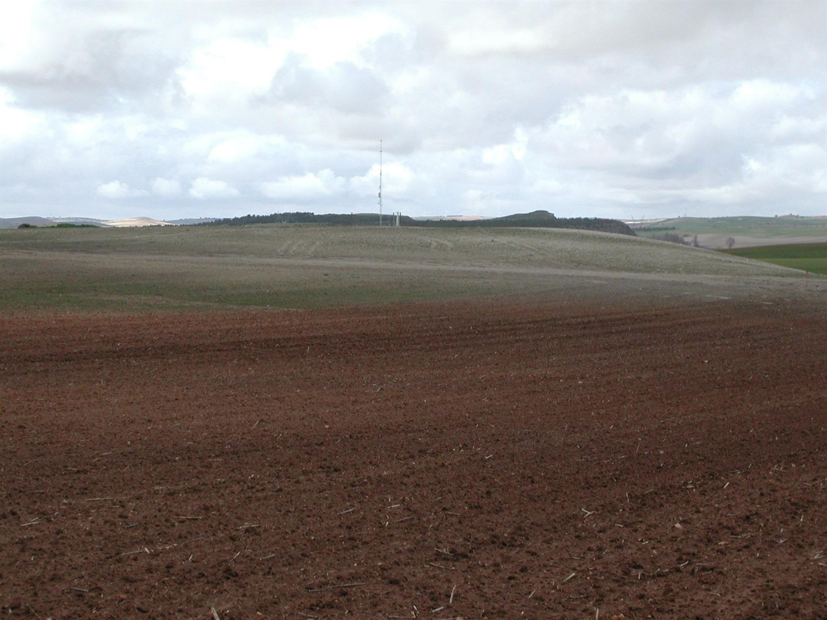 Terrenos donde se iba a ubicar el ATC en Villar de Cañas. FOTO: Enresa