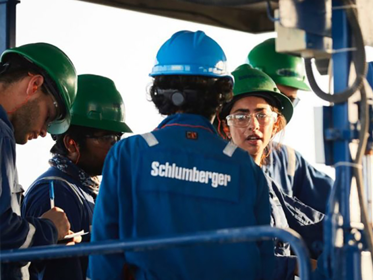 Trabajadores de Schlumberger. FOTO: Schlumberger