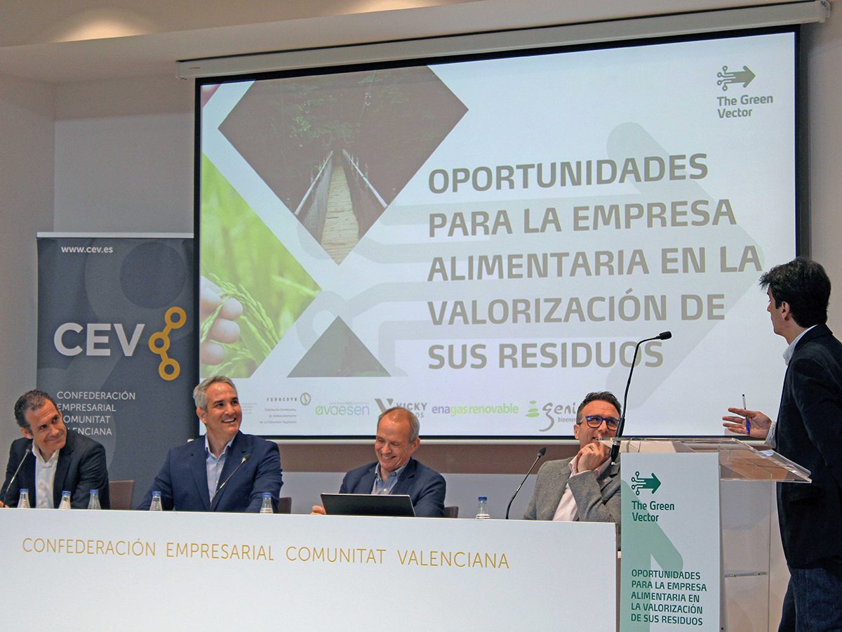La jornada sobre las oportunidades del biometano para la industria alimentaria, impulsada por las asociaciones FEDACOVA y AVAESEN, junto con The Green Vector, plataforma promotora de plantas de biometano impulsada por Enagás Renovable y Genia Bioenergy. FOTO: FEDACOVA 