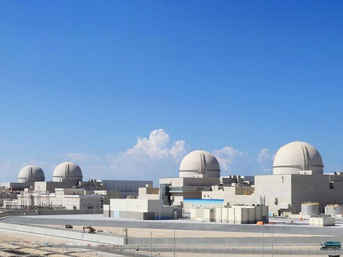 La central nuclear Barakah de Emiratos Árabes Unidos. FOTO: Foro Nuclear