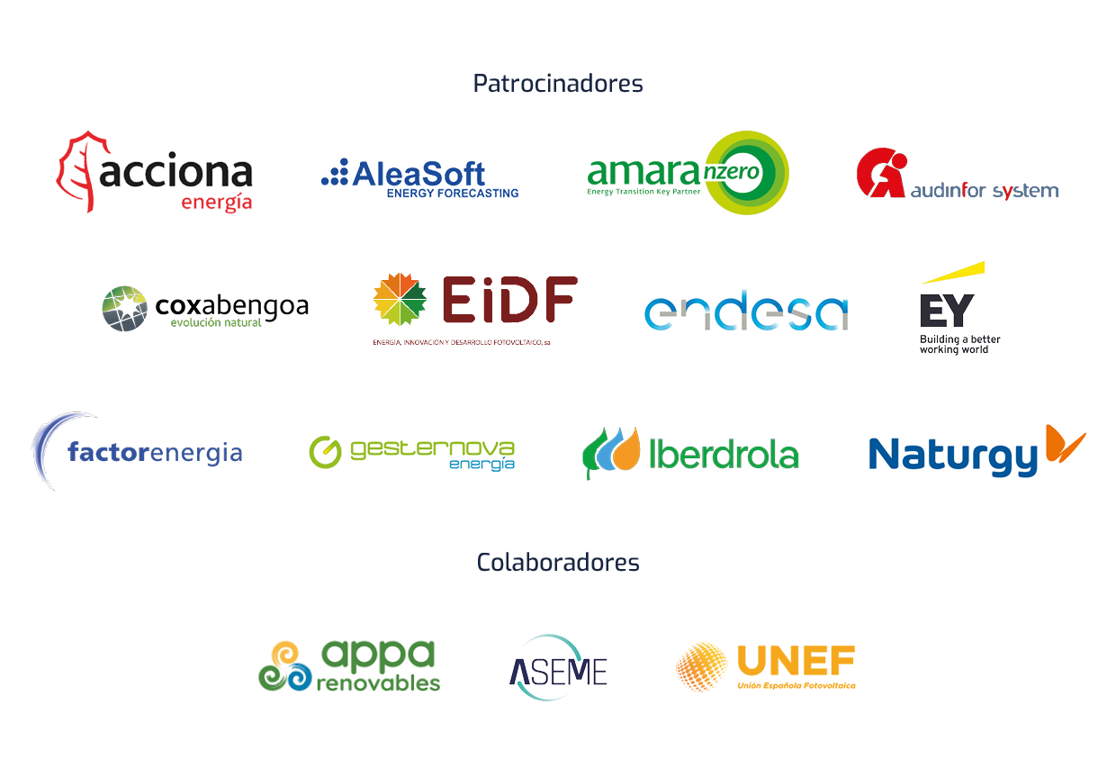 Patrocinadores y colaboradores del I Foro de Autoconsumo de El Periódico de la Energía.