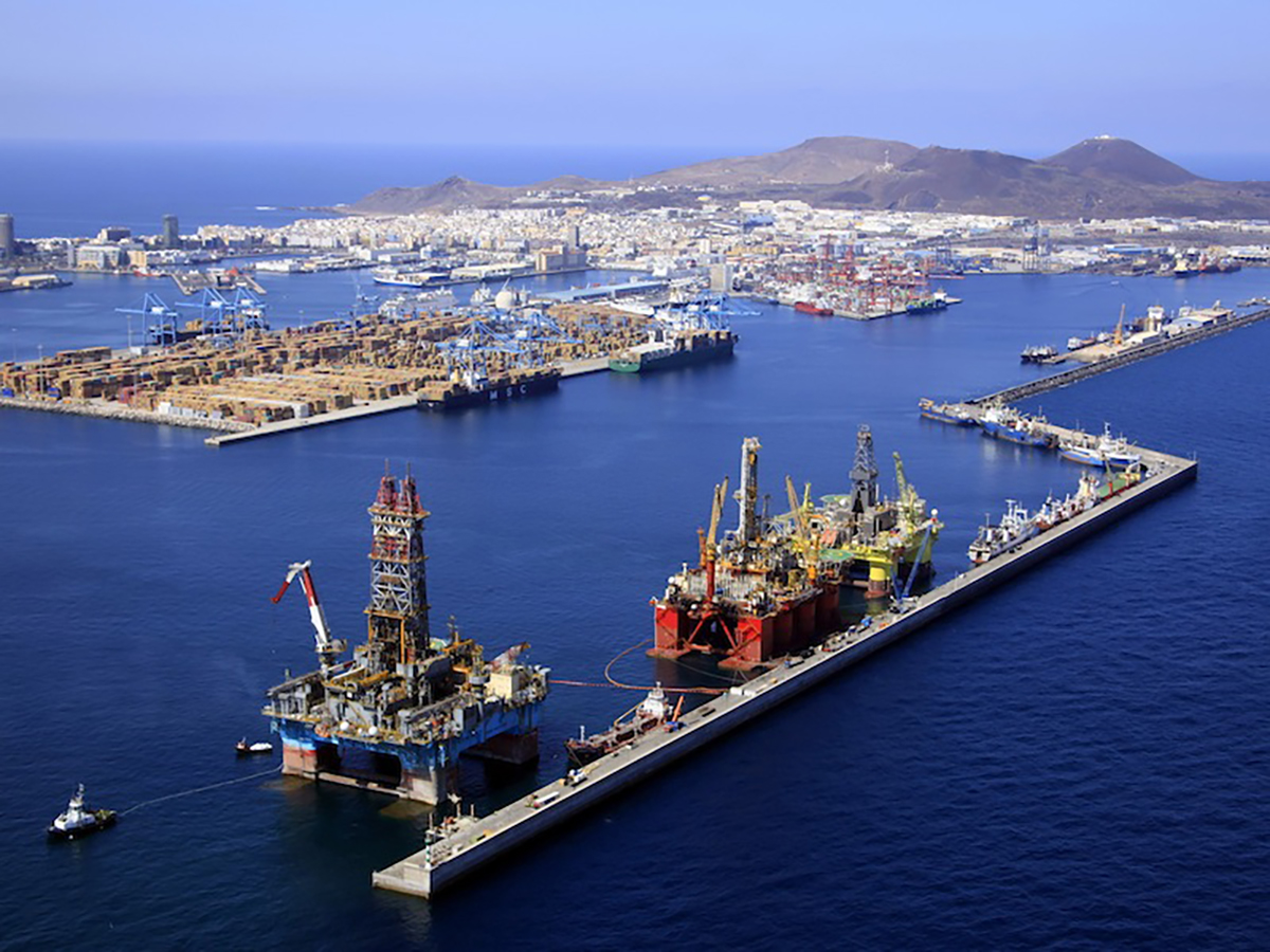 Valaris renueva como base el puerto de Las Palmas. FOTO: Autoridad Portuaria de Las Palmas