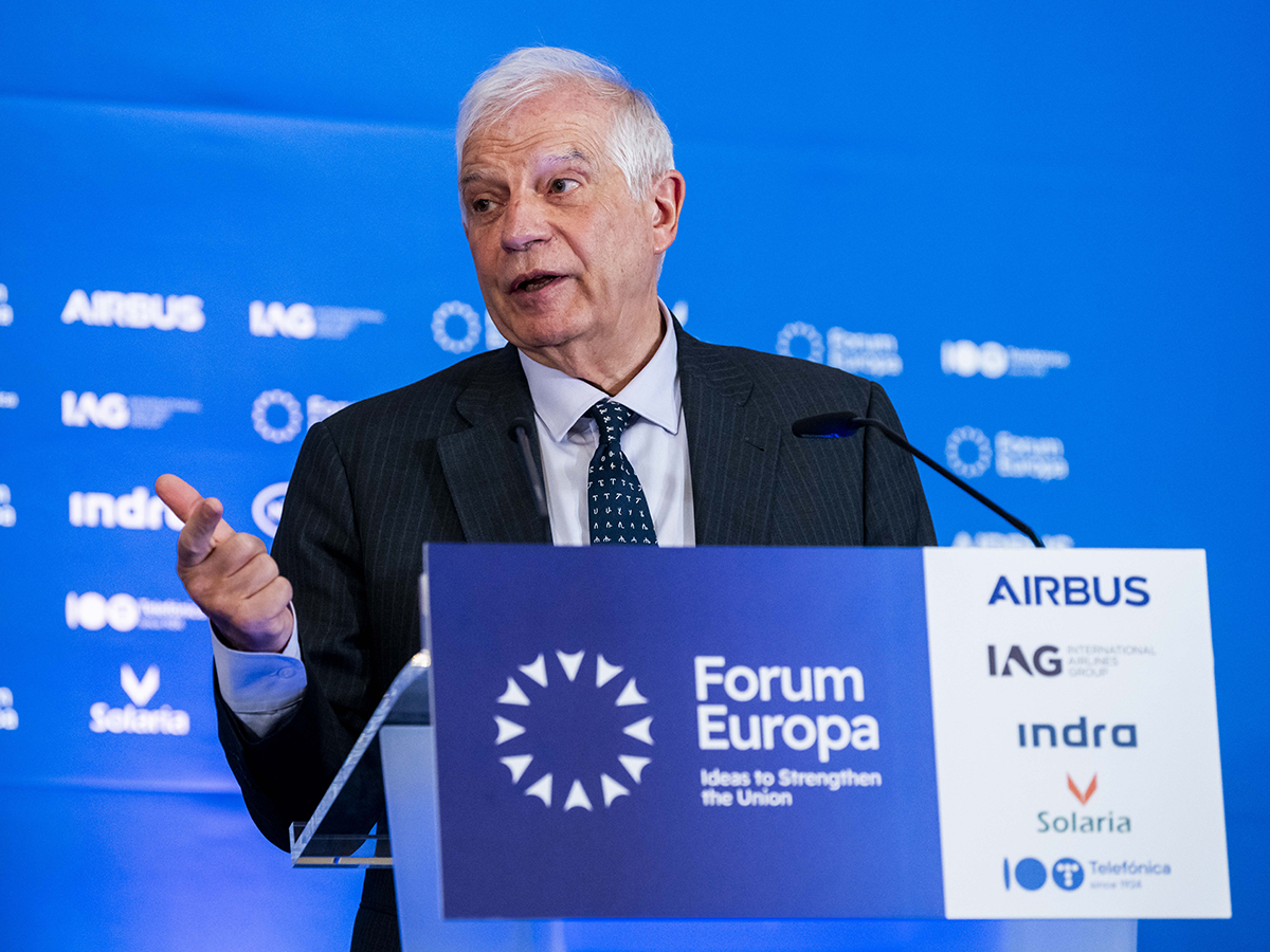 El alto representante de la Unión Europea para Asuntos Exteriores y Seguridad, Josep Borrell. FOTO: Frédéric Sierakowski