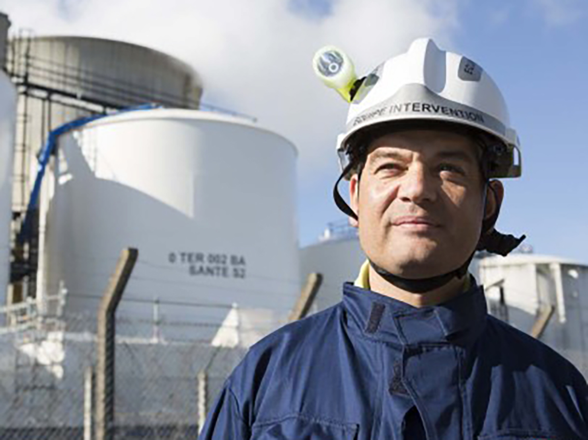 Trabajador de EDF en la planta nuclear francesa de Flamanville. FOTO: EDF