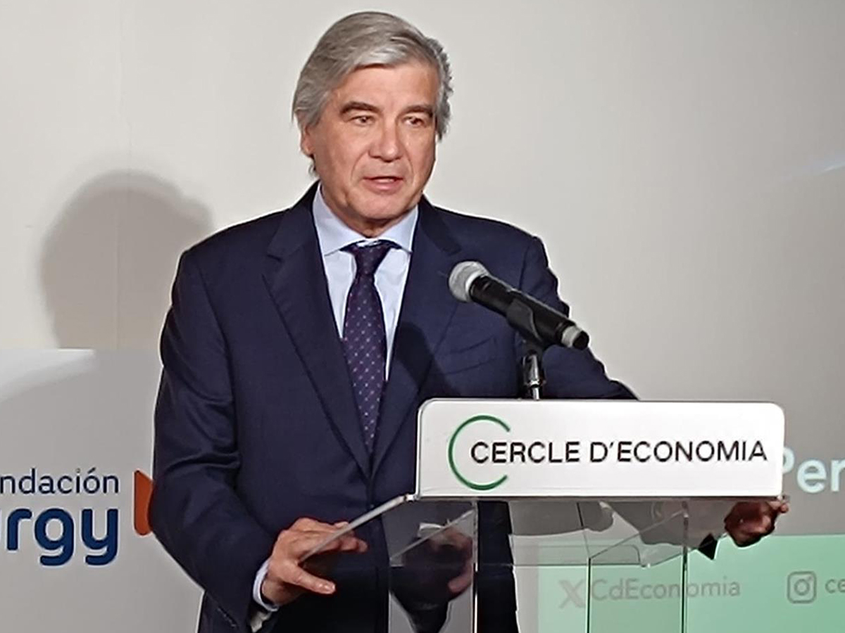 Reynés durante su intervención en el Cercle d'Economia este viernes. FOTO: Europa Press