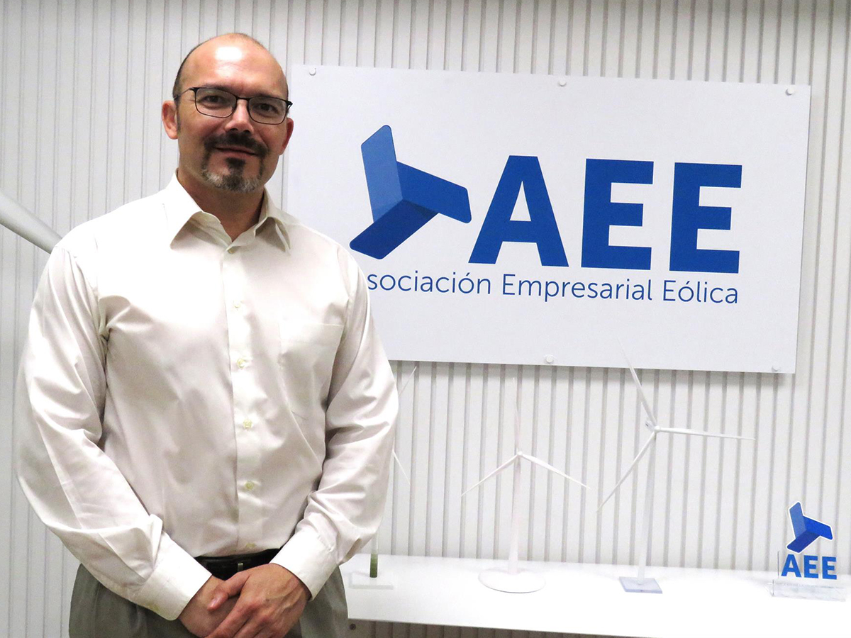 La Asociación Empresarial Eólica (AEE) incorpora Juan de Dios López Leiva como director técnico. FOTO: AEE