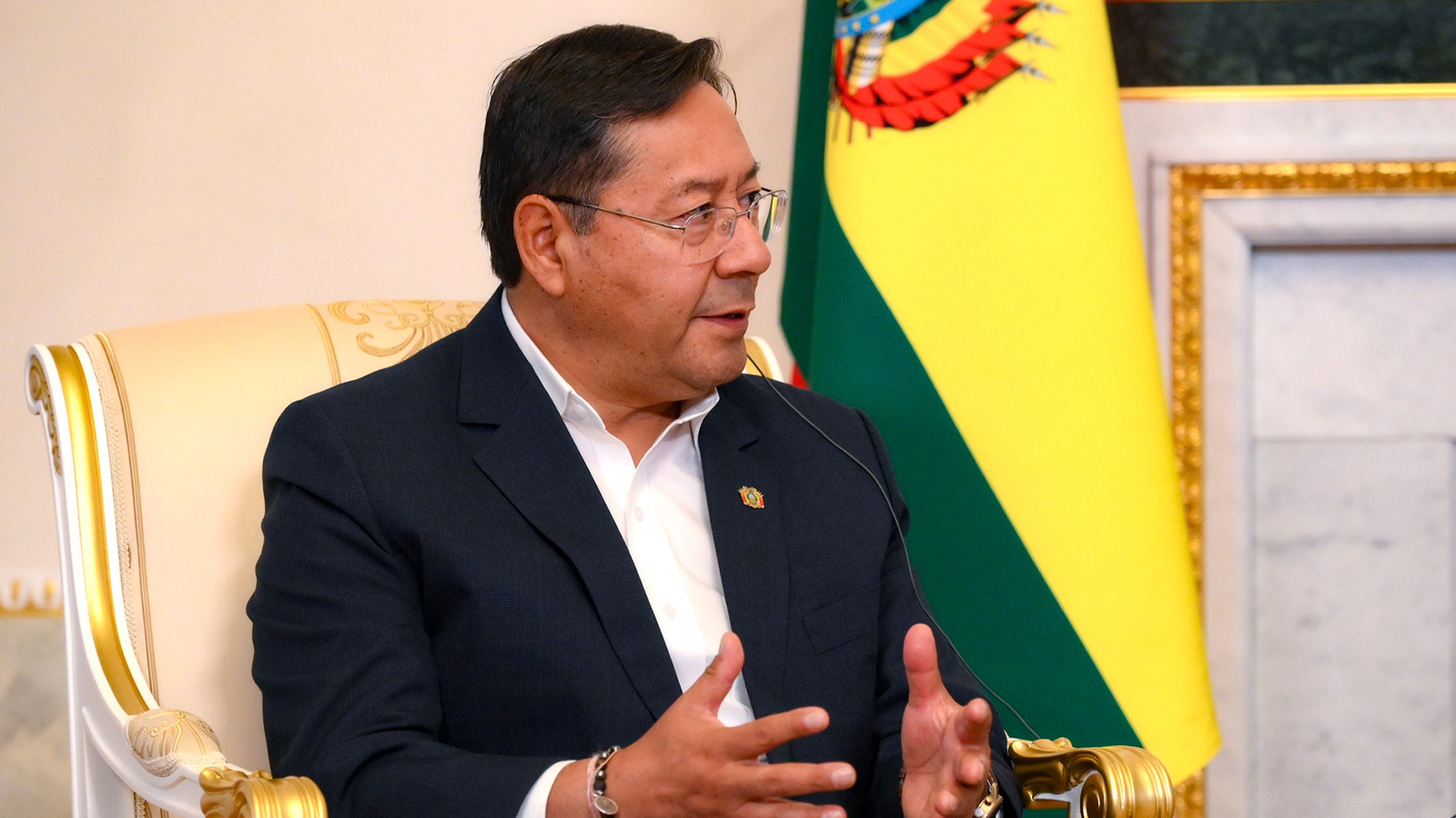 El presidente de Bolivia, Luis Arce. FOTO: Alexei Danichev, RIA Novosti