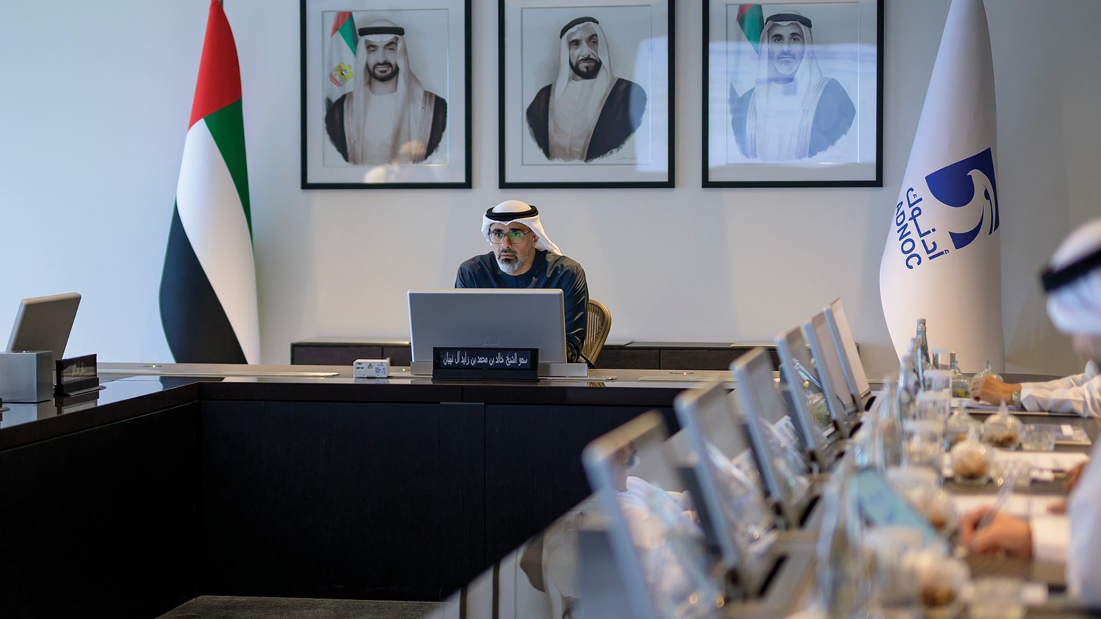 Khaled bin Mohamed bin Zayed Al Nahyan, presidente de Adnoc. FOTO: Adnoc