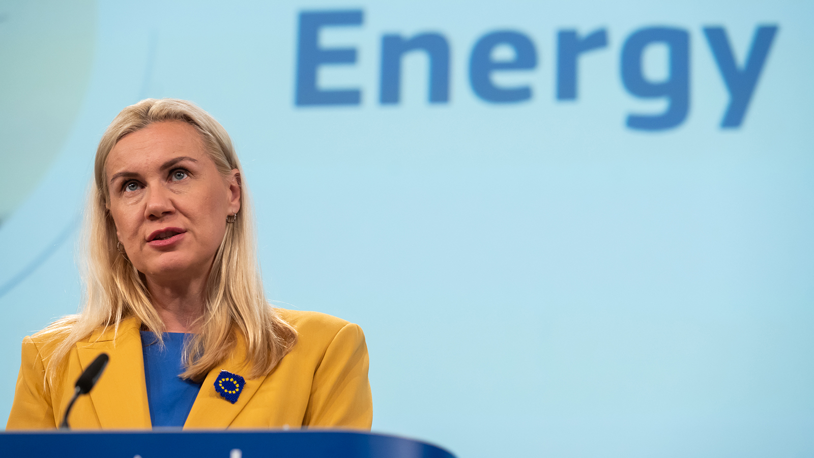 La comisaria europea de Energía, Kadri Simson.