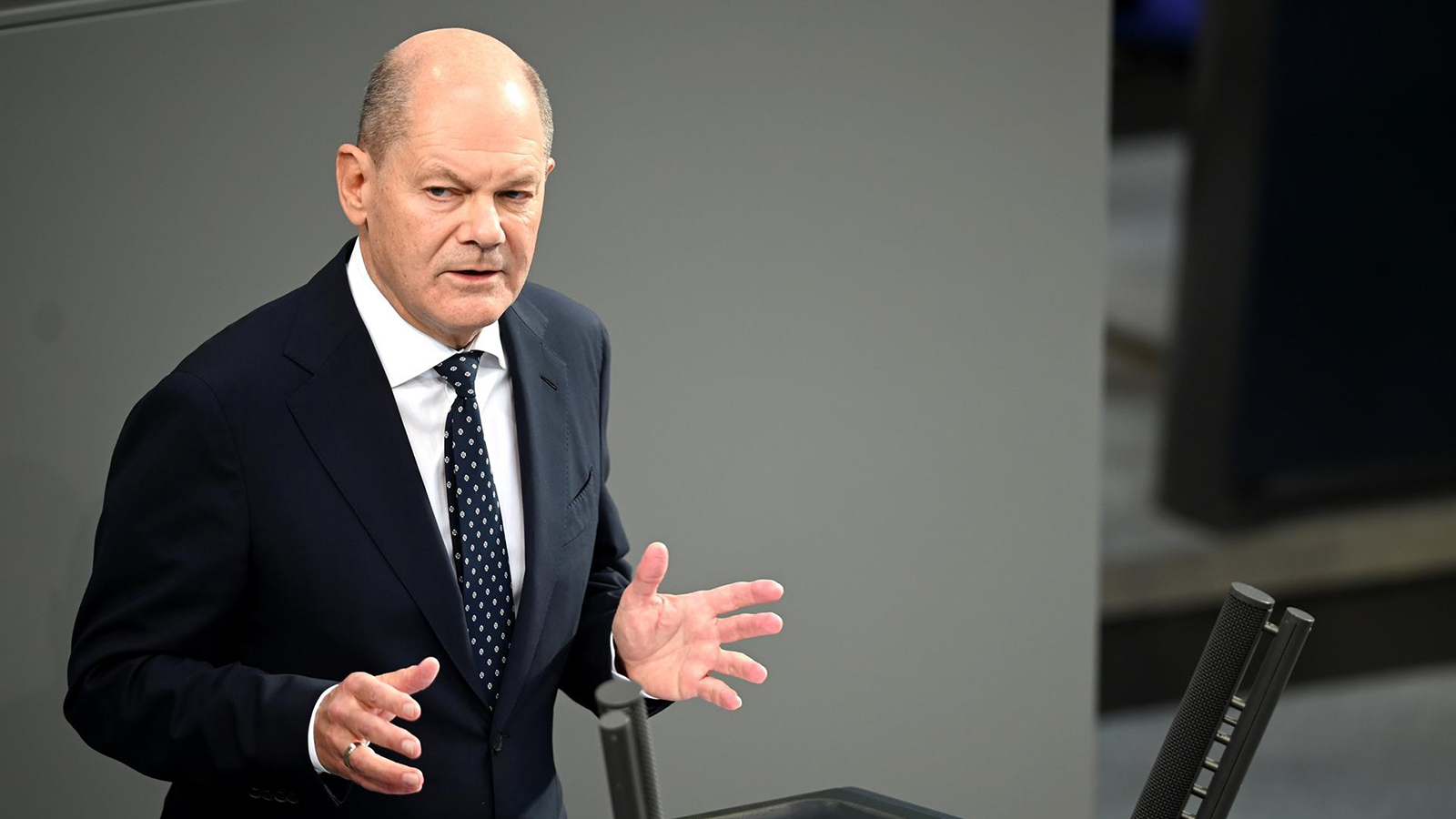 El canciller alemán Olaf Scholz.