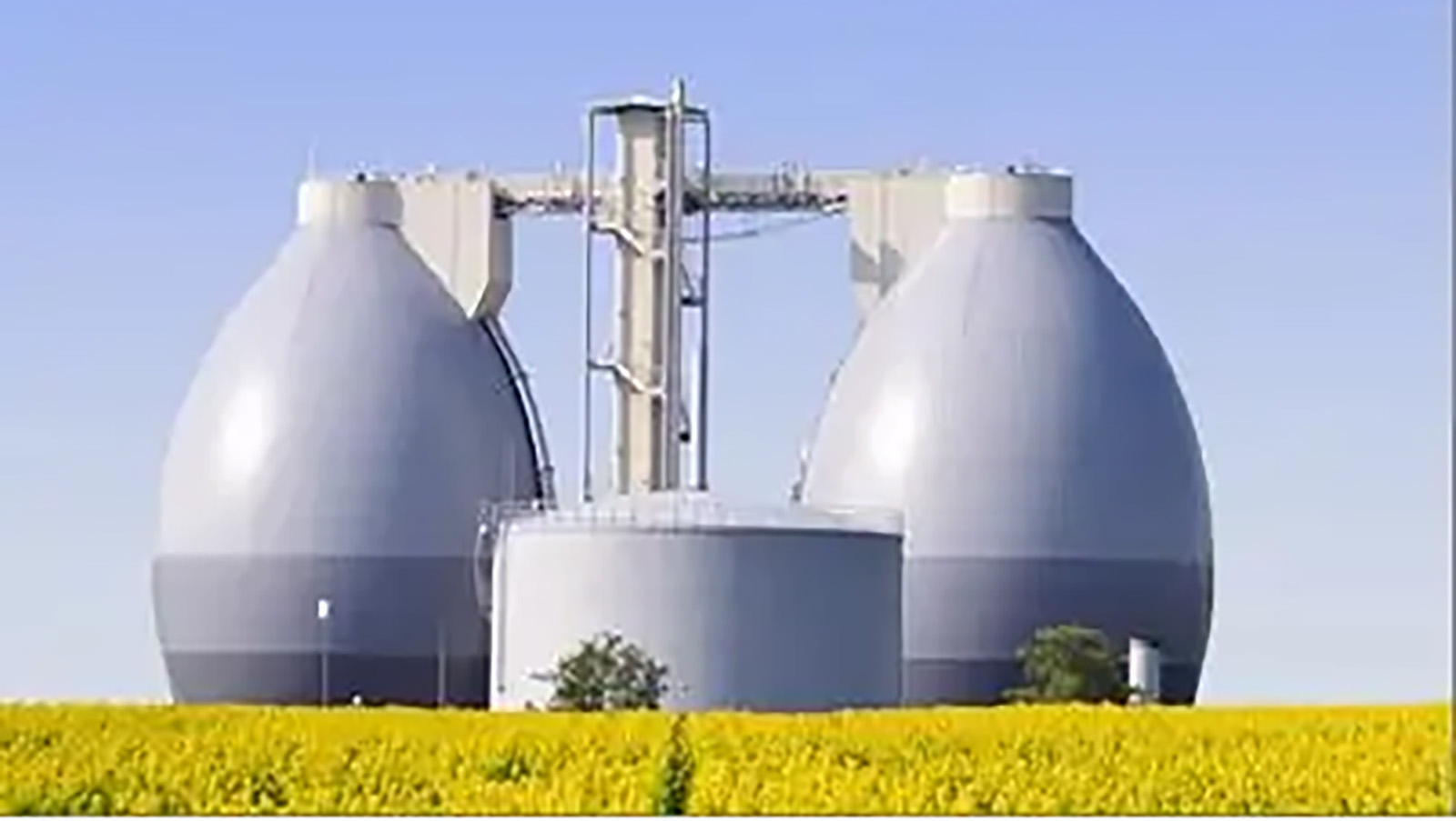 Digestor de una planta para la producción de biofertilizantes y biometano.