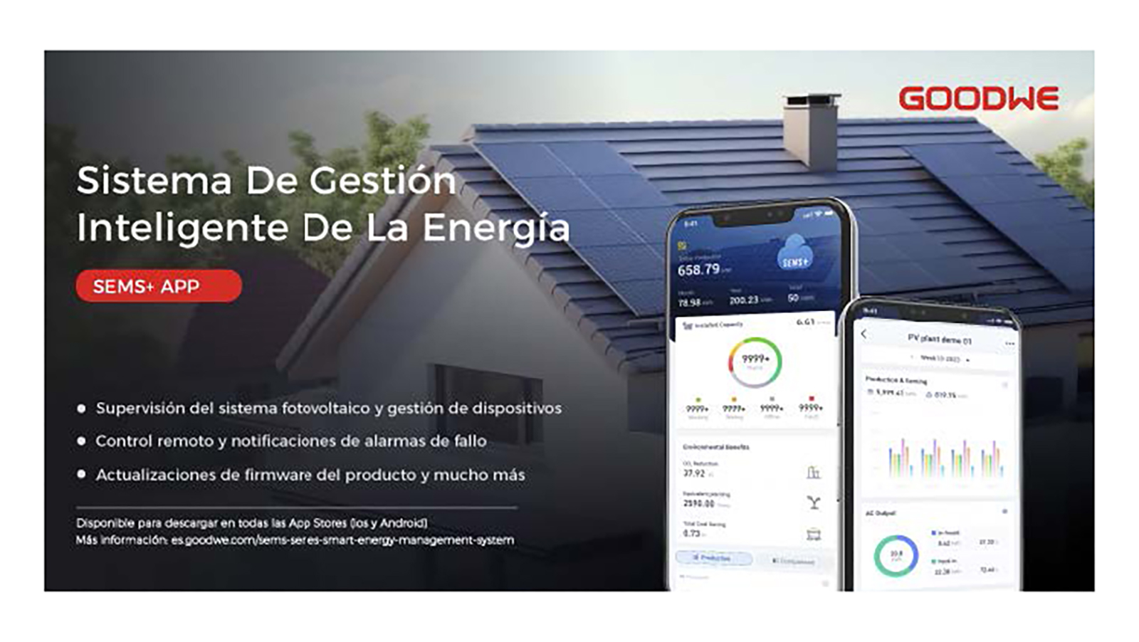 GoodWe lanza el software gratuito SEMS+App.