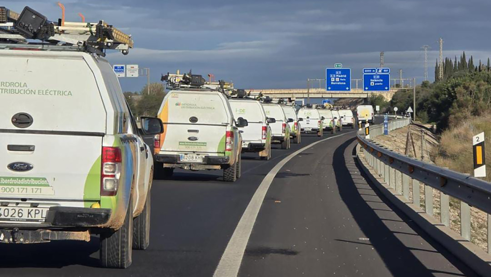 Iberdrola trabaja para recuperar el suministro eléctrico en las zonas afectadas por la DANA.