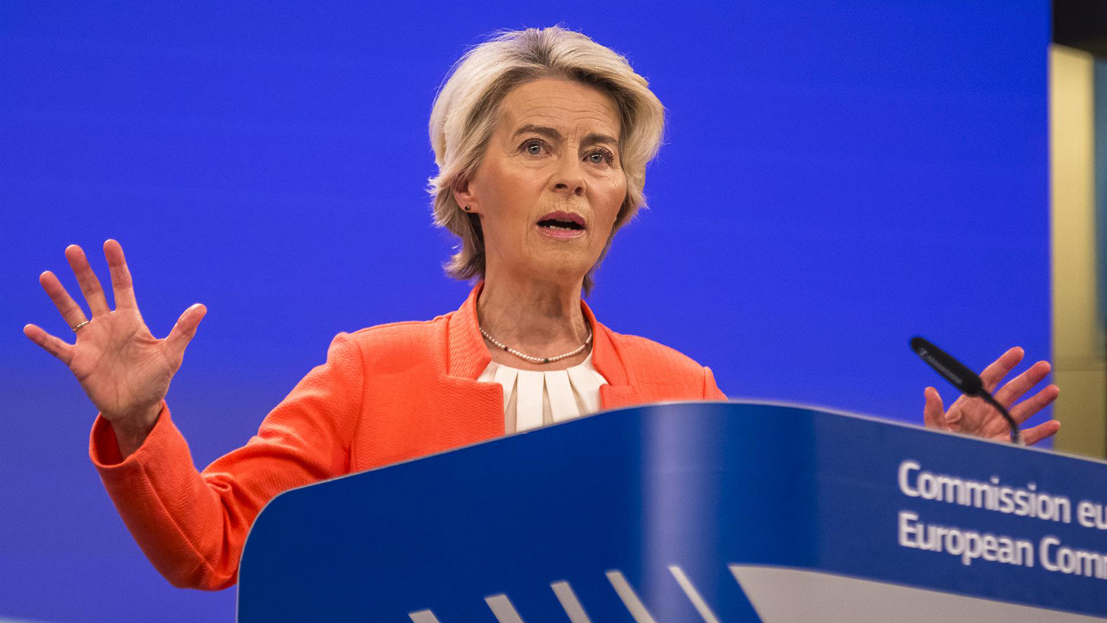 Ursula von der LEYEN, presidenta de la Comisión Europea. 