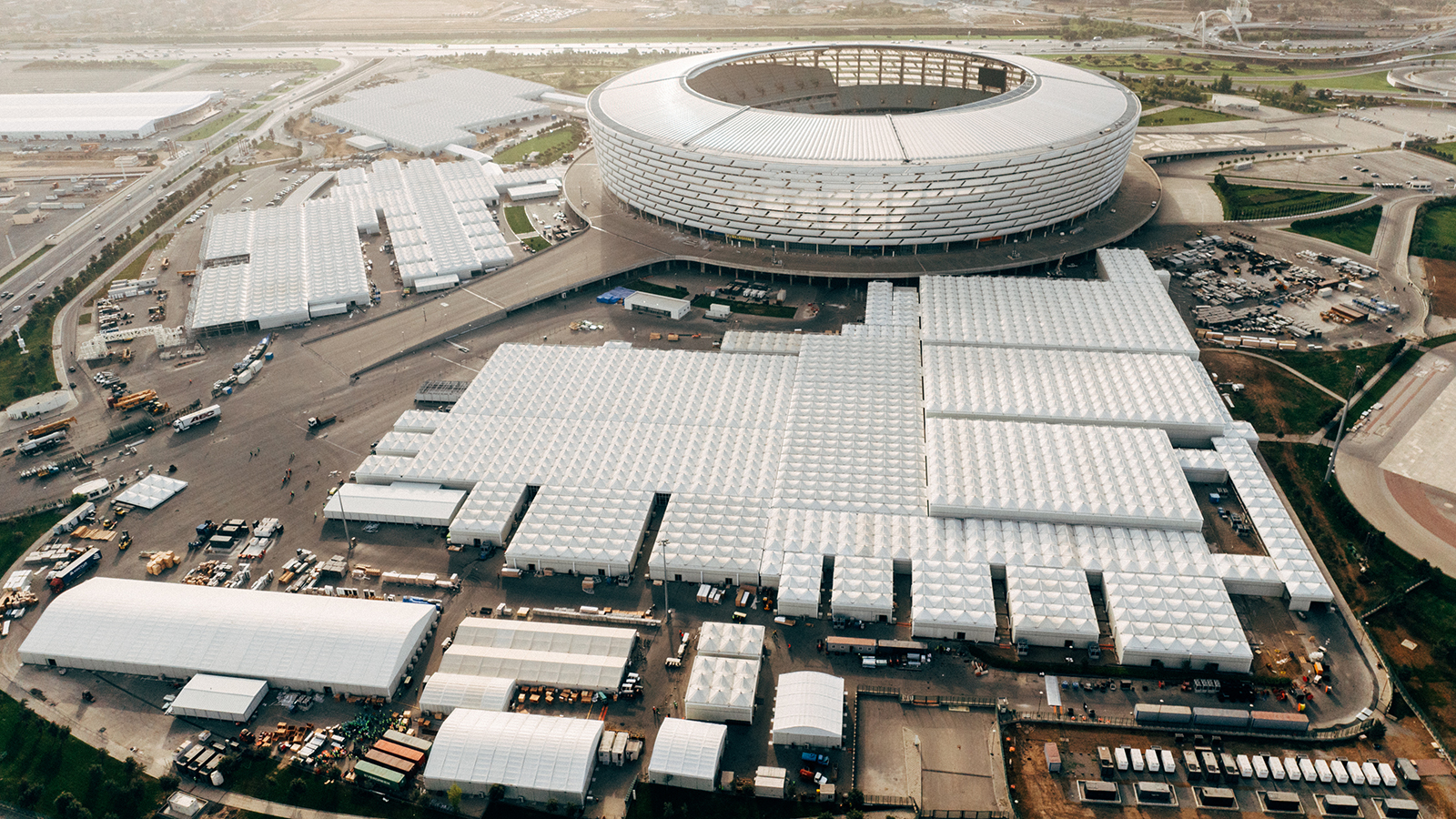 Sede la COP29 en la capital de Azerbaiyán, Bakú.