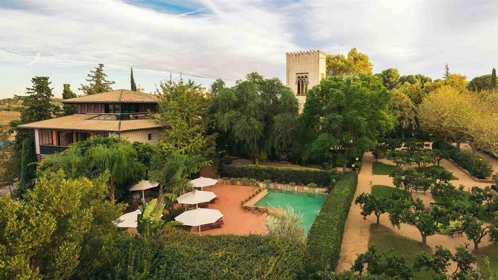 El hotel y restaurante Mas La Boella.