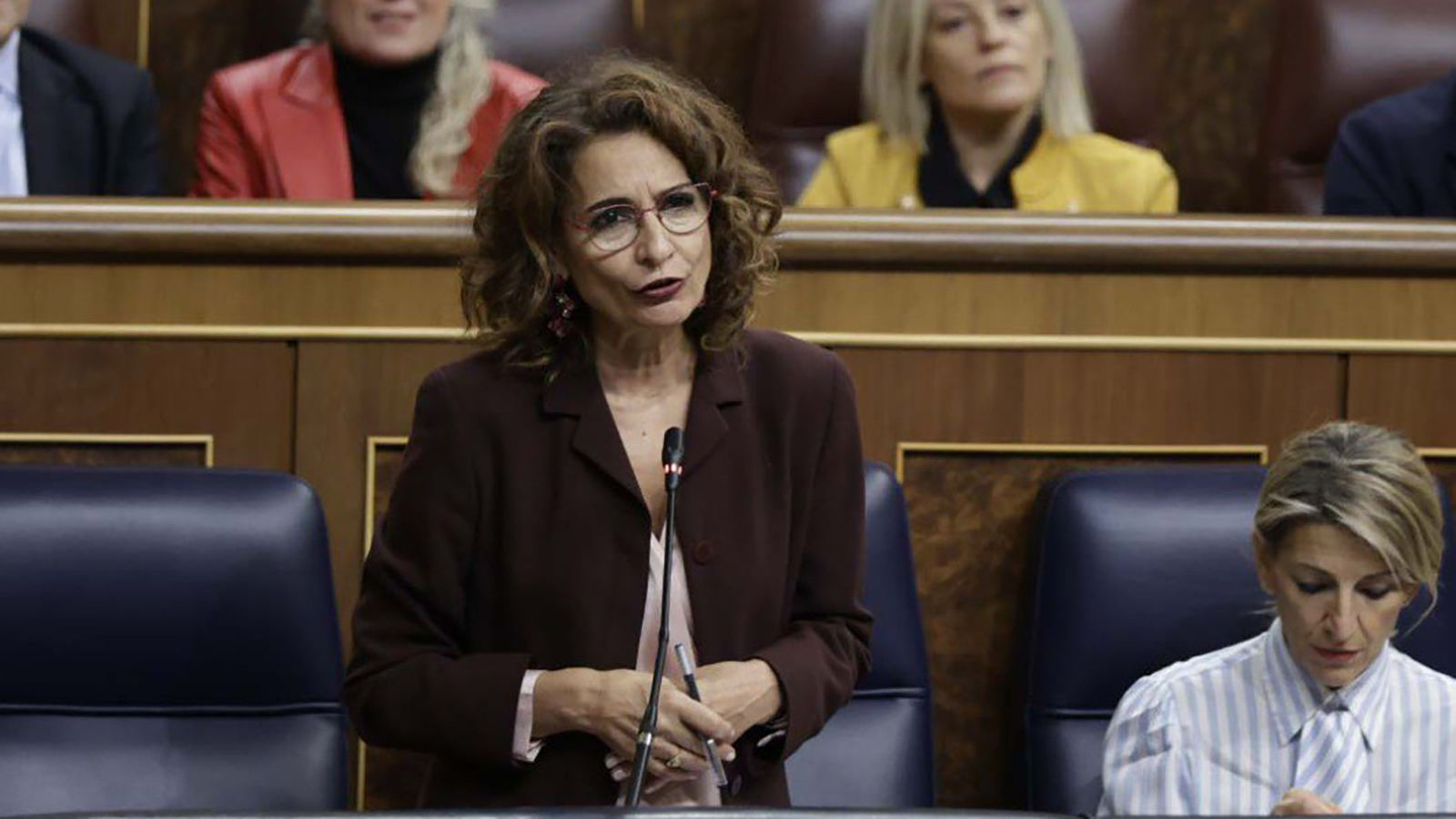 María Jesús Montero, vicepresidenta primera del Gobierno y ministra de Hacienda.