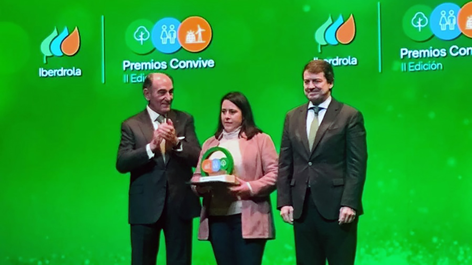 El presidente de Iberdrola, Ignacio Galán, en los Premios Convive.