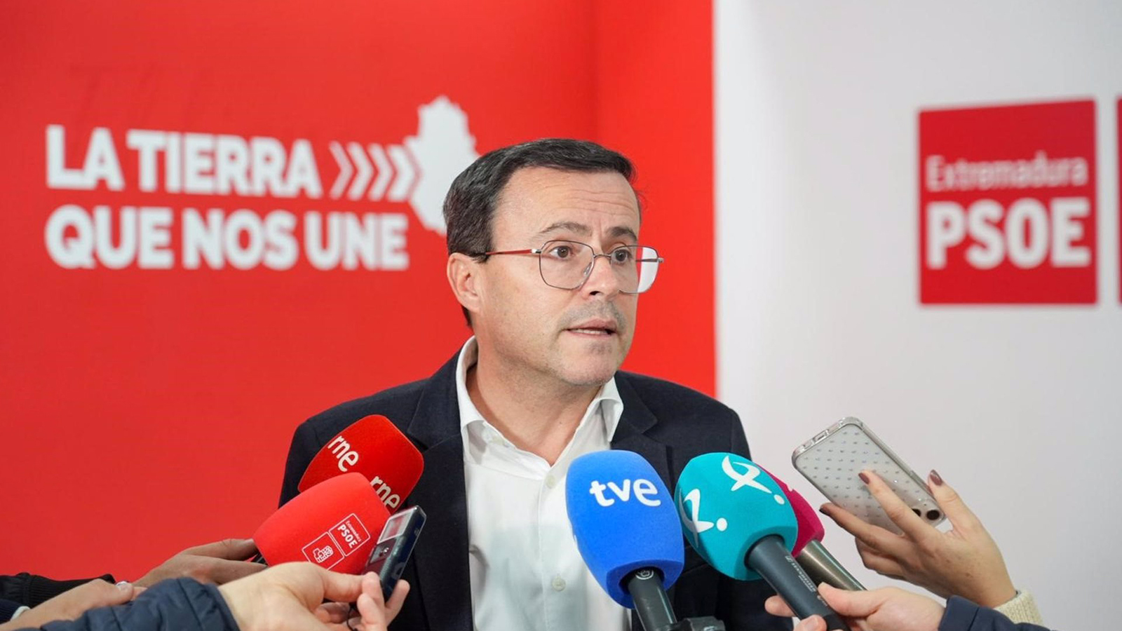 El secretario general del PSOE extremeño, Miguel Ángel Gallardo. - PSOE Extremadura