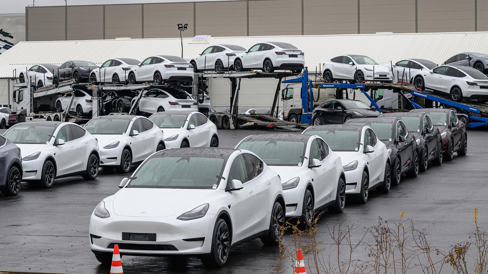 Tesla cayó un 45% en mayo. - Patrick Pleul/dpa /></p><p>Por fabricantes, es evidente que <a href=