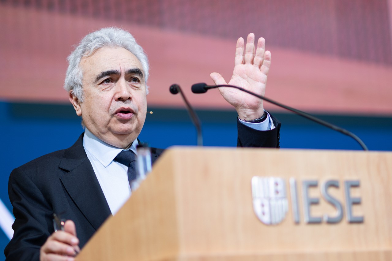 Fatih Birol, director general de la AIE, en un evento en el IESE en Madrid.