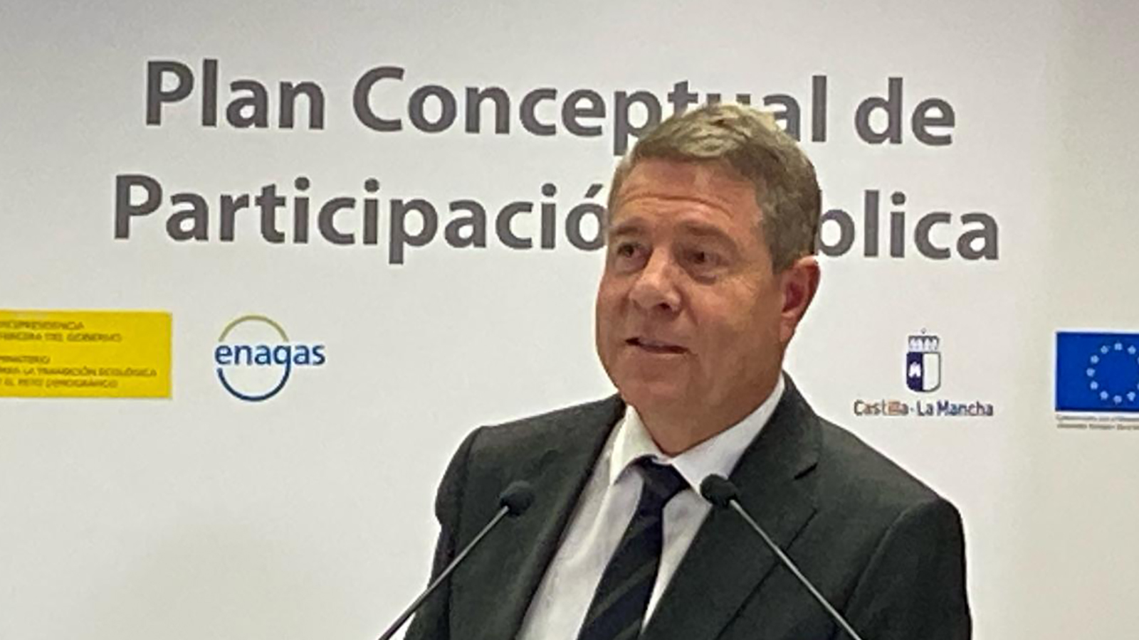 El presidente de la Junta de Comunidades de Castilla-La Mancha, Emiliano García-Page. - El Periódico de la Energía