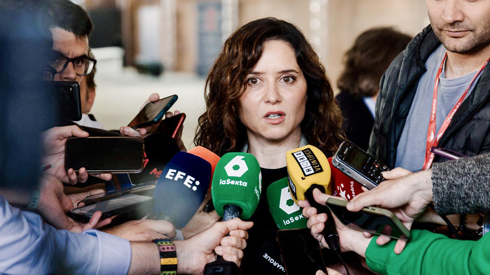 La presidenta de la Comunidad de Madrid, Isabel Díaz Ayuso. - Carlos Luján - Europa Press