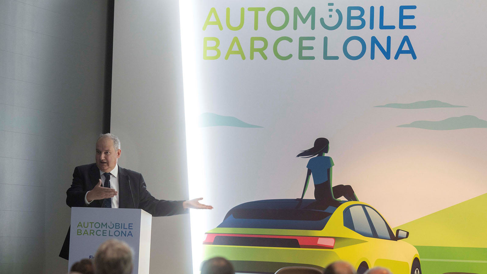 Jordi Hereu durante las jornadas del Automobile Barcelona.