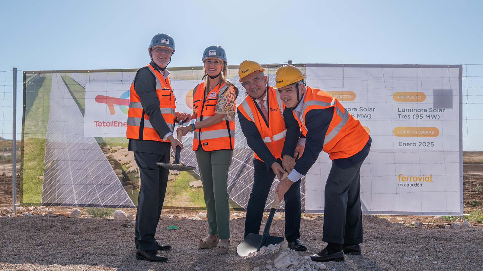 TotalEnergies y Soltec inician la construcción de dos nuevos parques solares en la Región de Murcia. - TotalEnergies