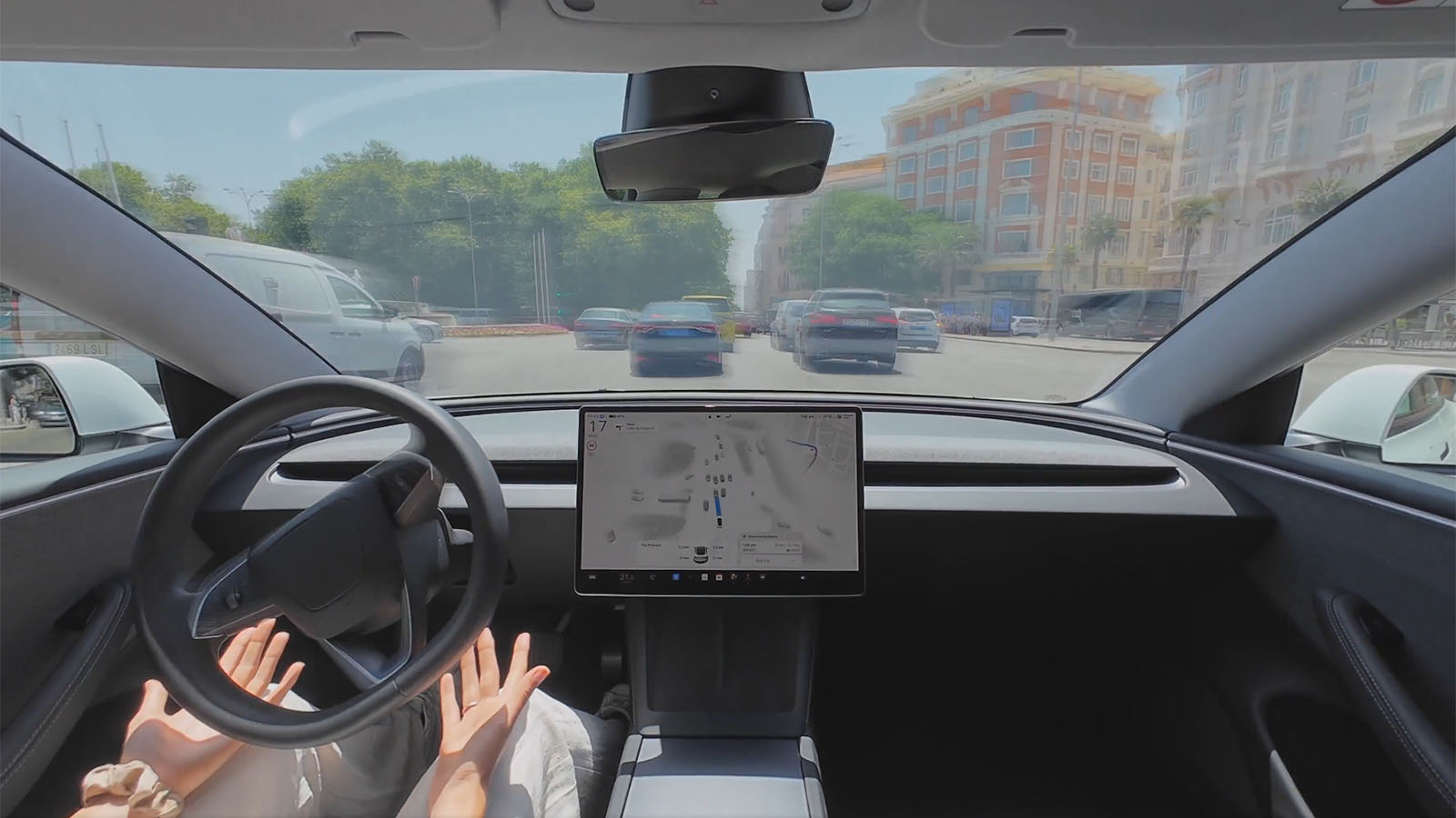 El Model 3 de pruebas circuló con supervisión y con total fluidez.  - K.S.