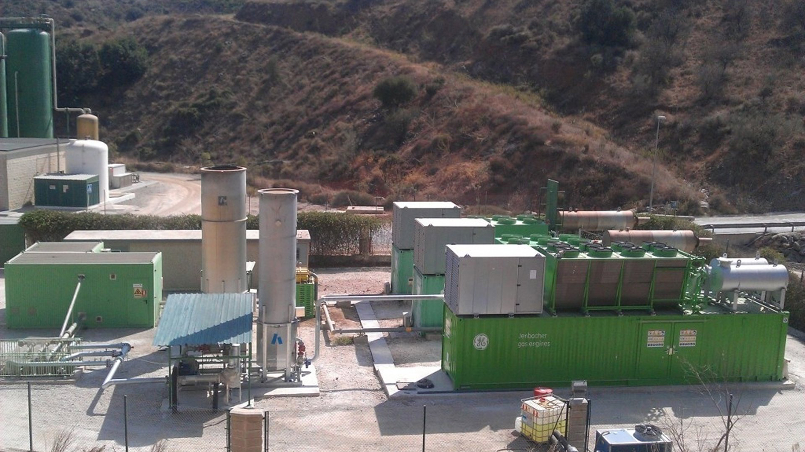 Planta de desgasificación y cogeneración de Los Ruices. - Europa Press - Ayuntamiento de Málaga