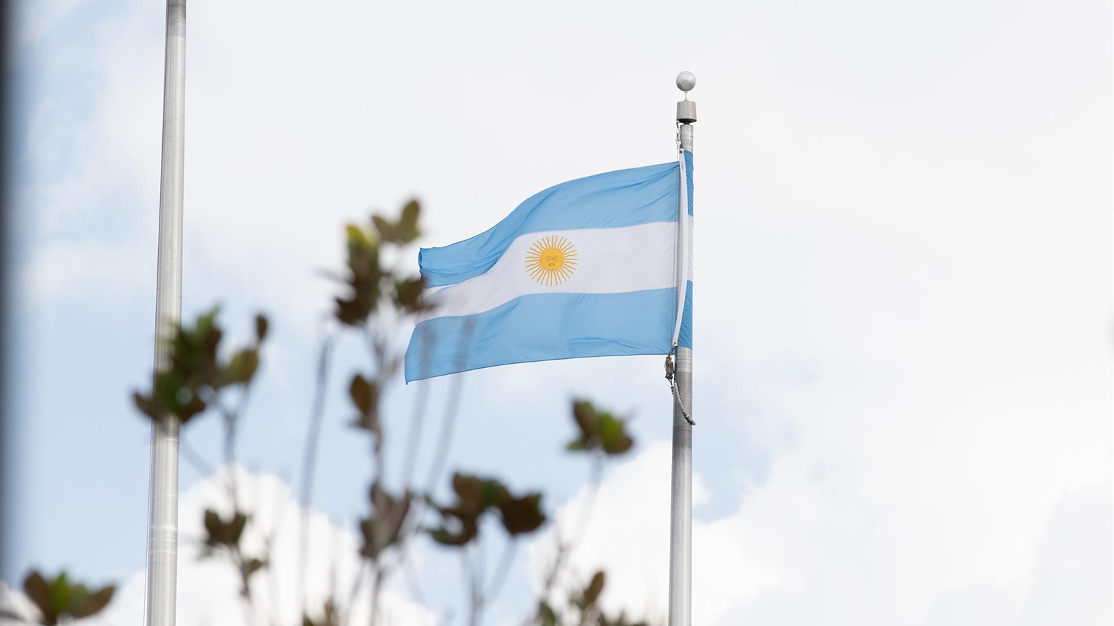Bandera de Argentina. - Andrea Vilchez -Zuma Press - Contactophoto