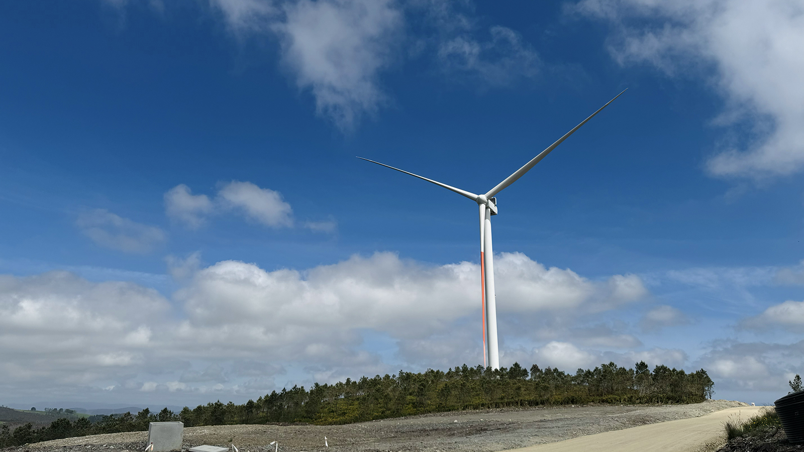 El parque eólico Mondigo de Recursos de Galicia (RDG). - RDG