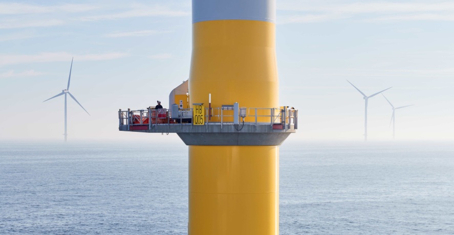 Aerogenerador marino del parque Hornsea 3, de Orsted,  - Orsted