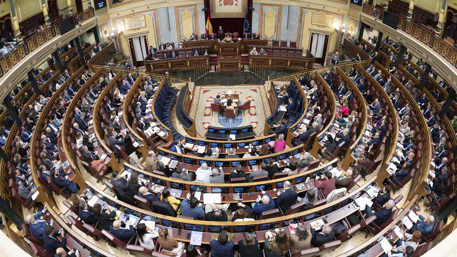Vista general hemiciclo del Congreso. - Congreso de los Diputados