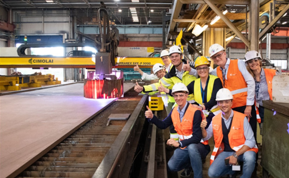 Planta de la italiana Cimolai, subcontratista de Dragados Offshore. - Dragados Offshore