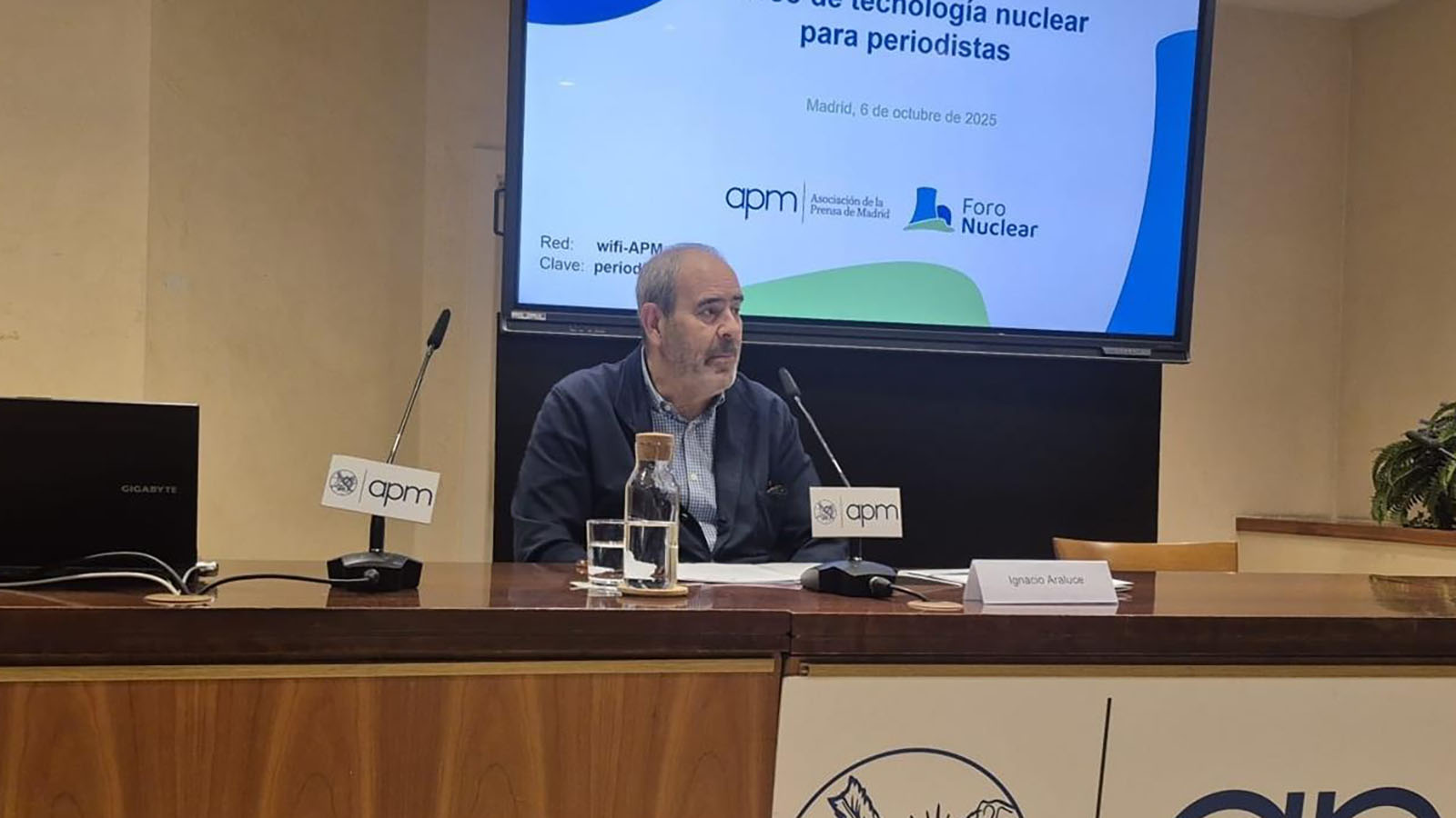 El presidente de Foro Nuclear, Ignacio Araluce. - Europa Press
