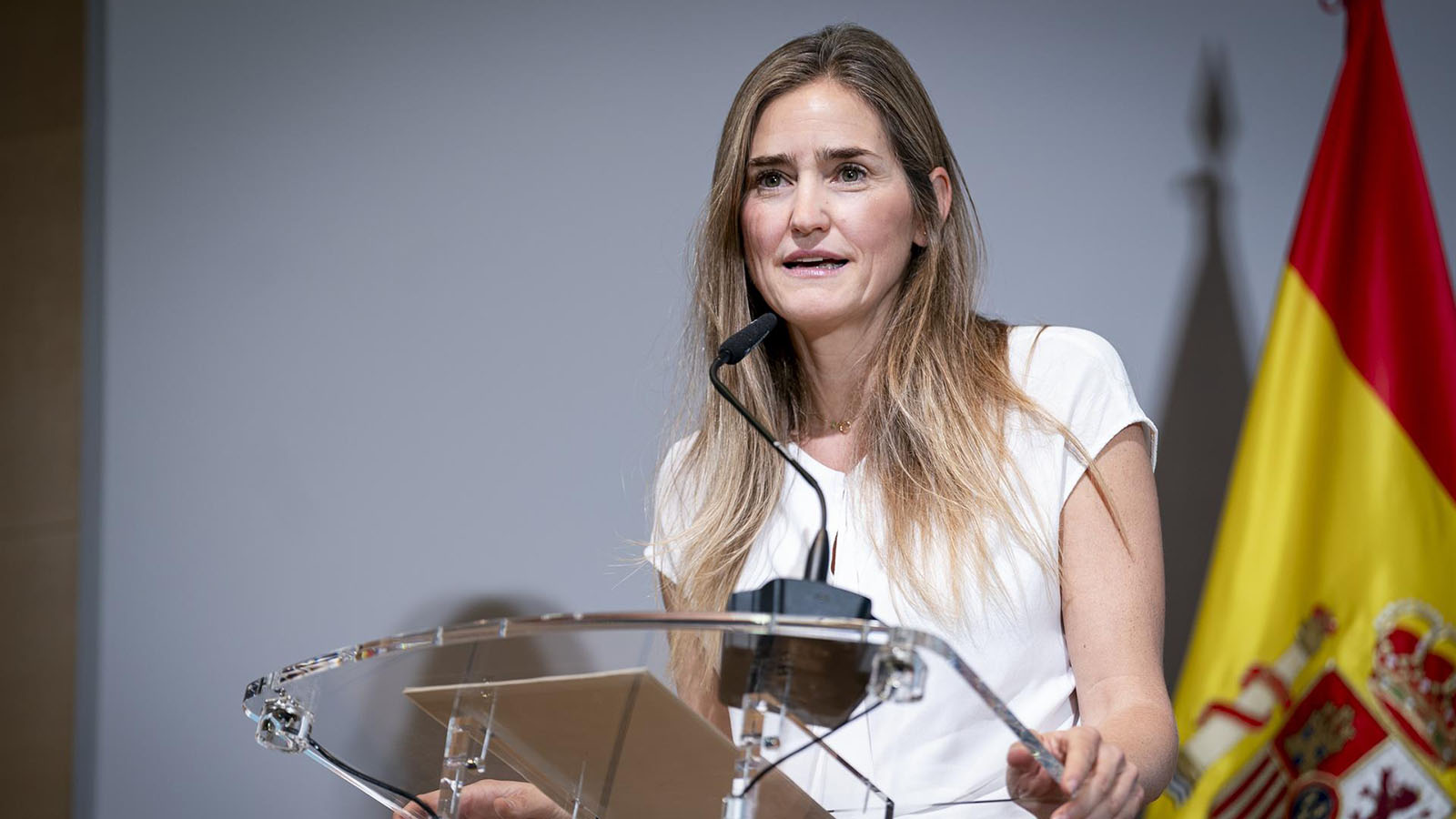 La vicepresidenta del Gobierno y ministra para la Transición Ecológica y el Reto Demográfico, Sara Aagesen. - A. Pérez Meca - Europa Press