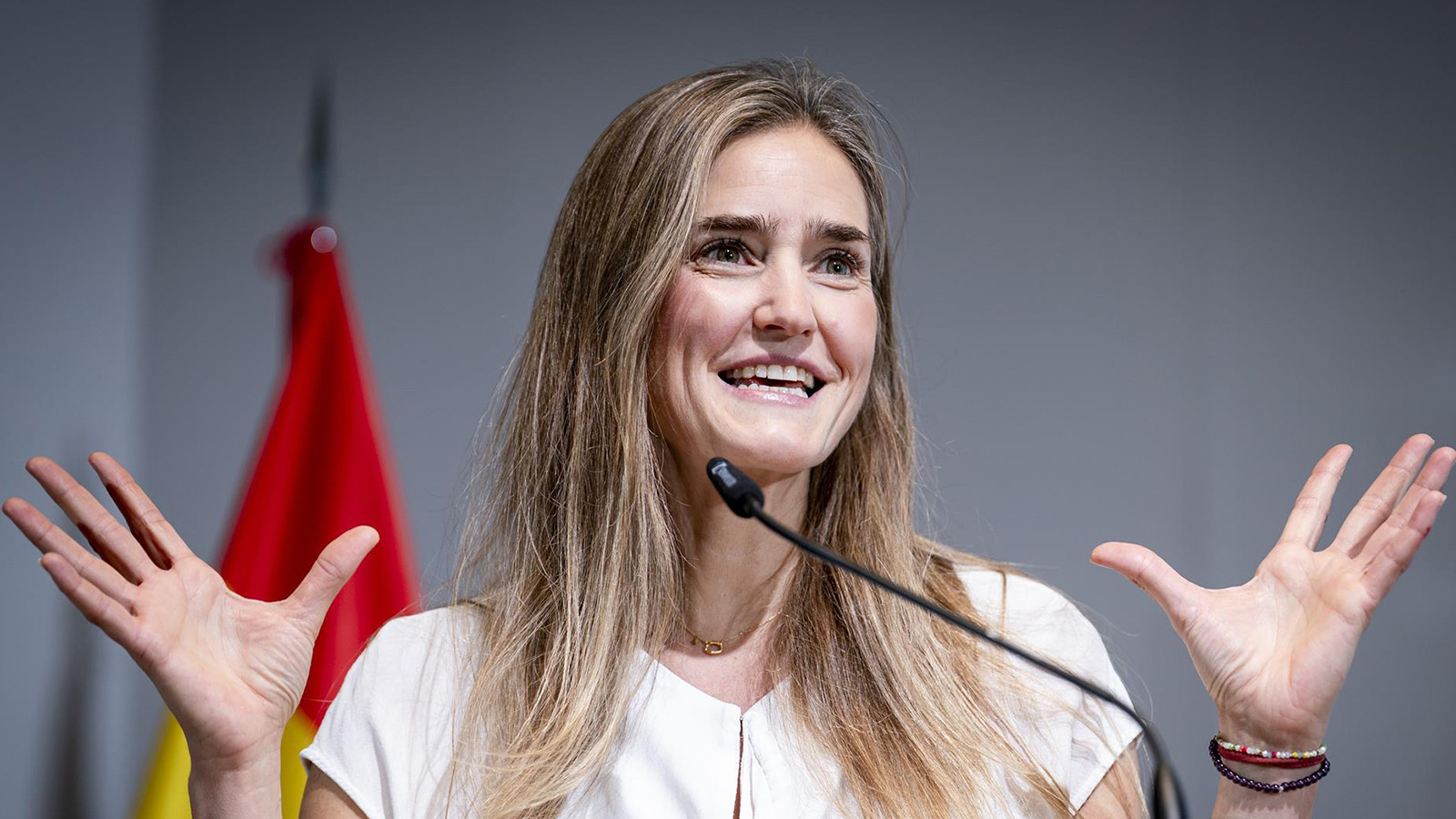 La vicepresidenta del Gobierno y ministra para la Transición Ecológica y el Reto Demográfico, Sara Aagesen. - A. Pérez Meca - Europa Press