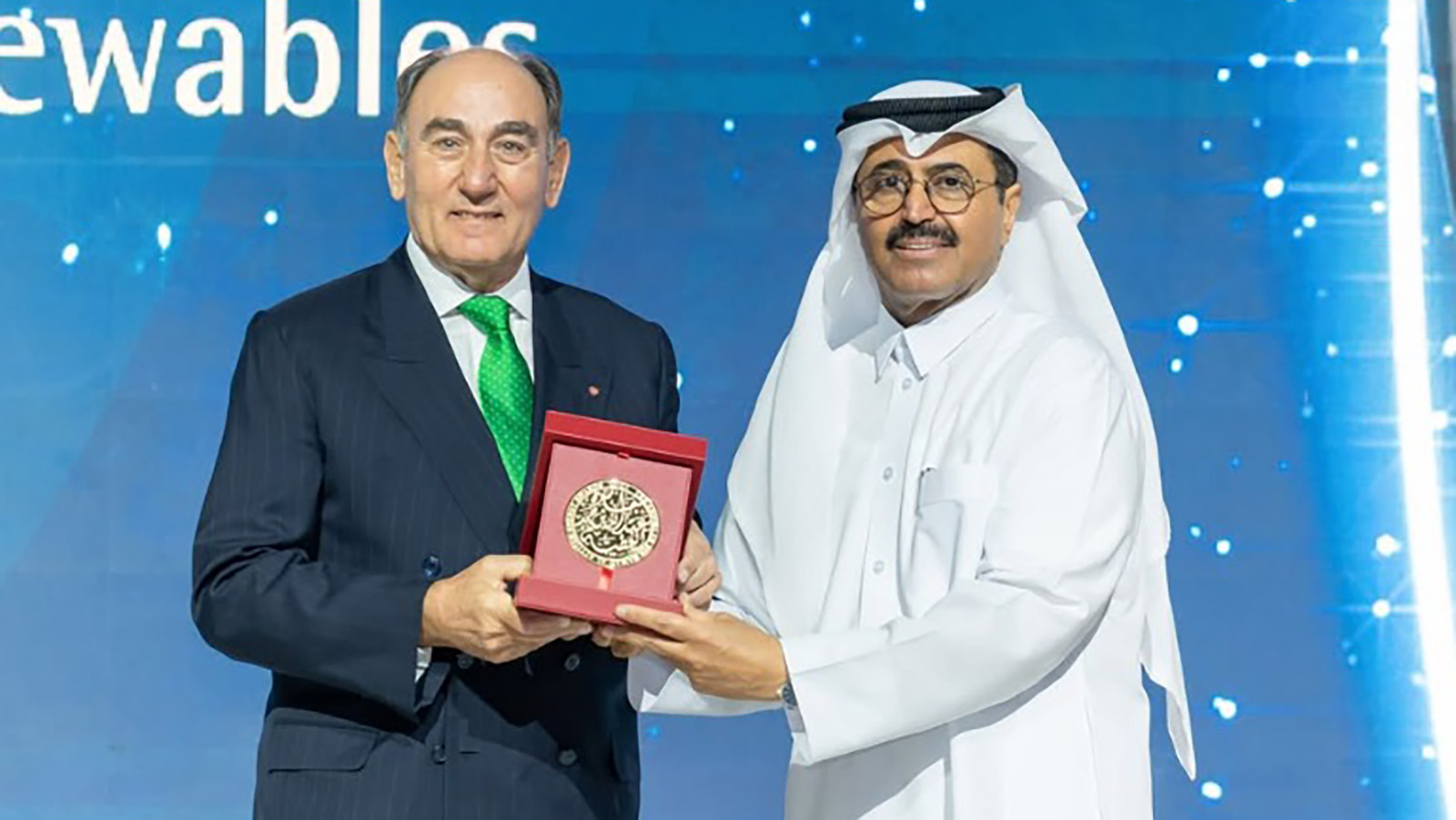 Ignacio Galán recibe en Qatar el Premio Internacional de Energía 2025. - Iberdrola