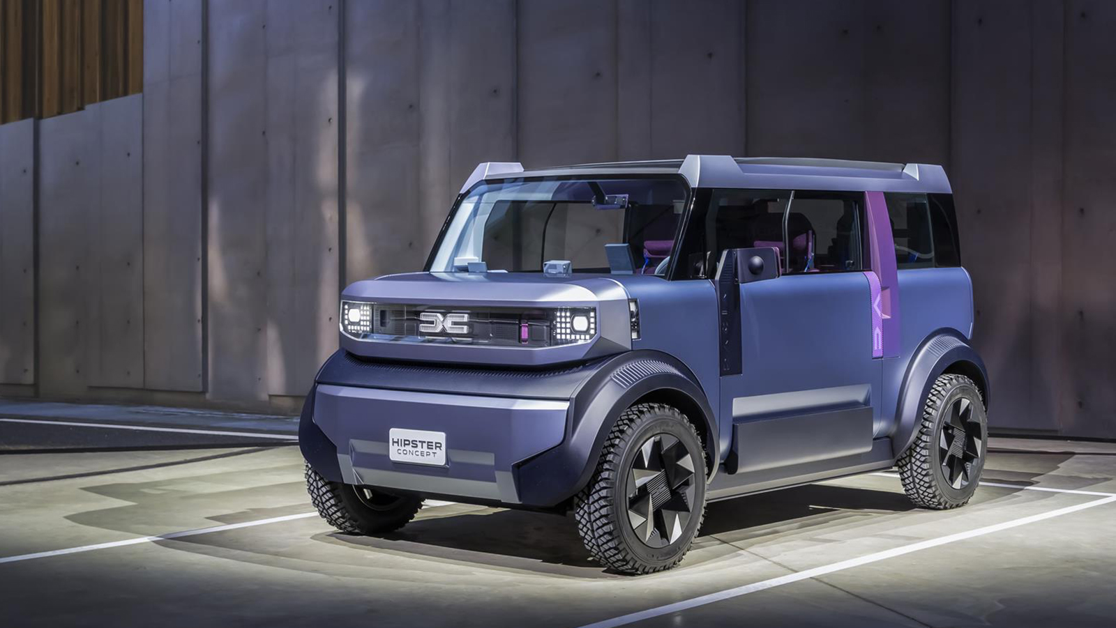Dacia Hipster Concept, el nuevo 'concept car' 100% eléctrico de Dacia. - Dacia